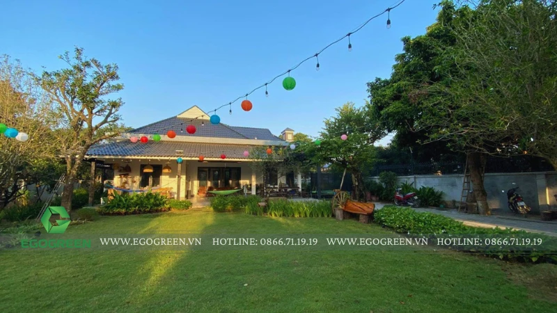 Cách bố trí cây xanh giúp resort mát hơn vào mùa hè: Không chỉ là trồng nhiều cây!